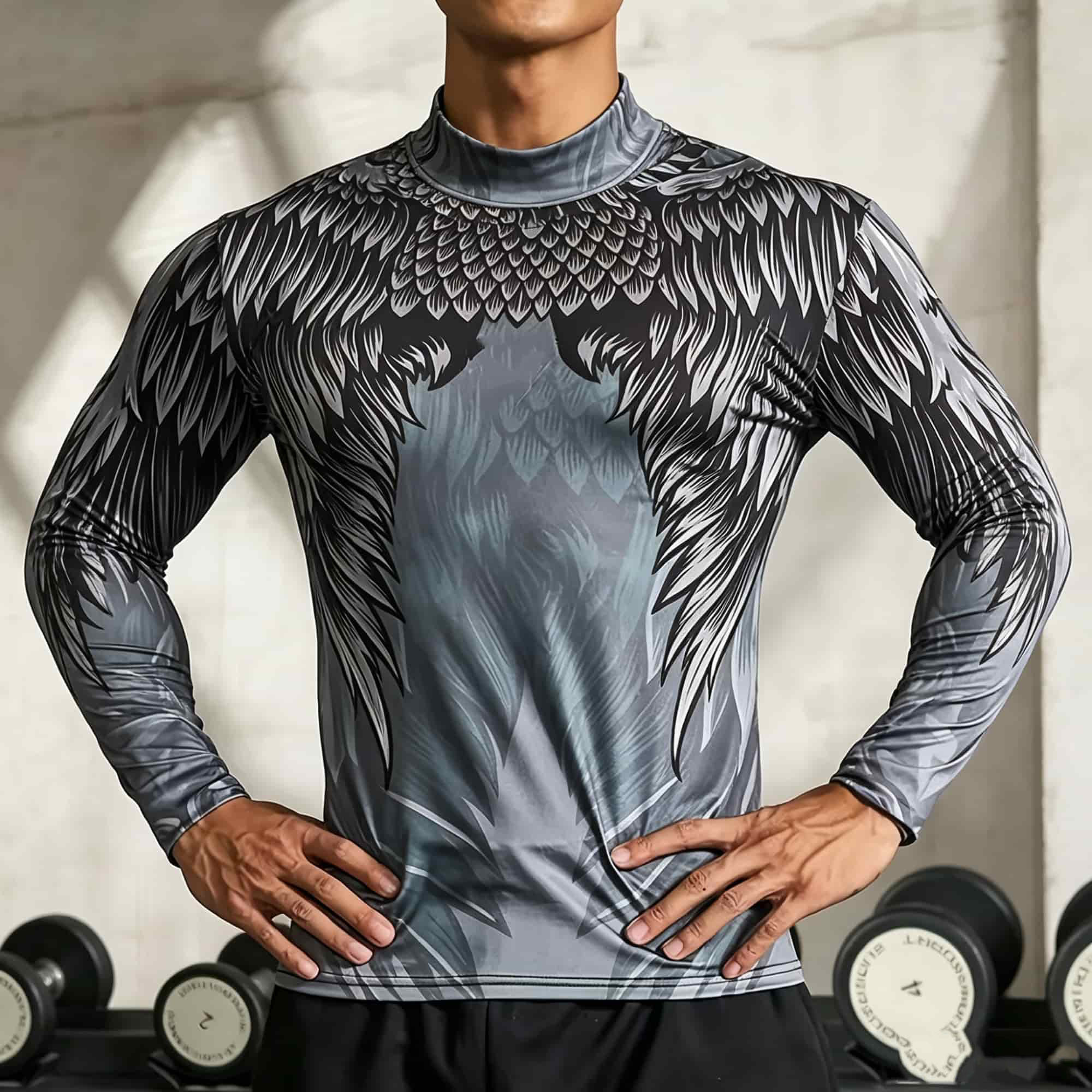 Base Layer Top - Men Athletic Long Sleeve Base Layer