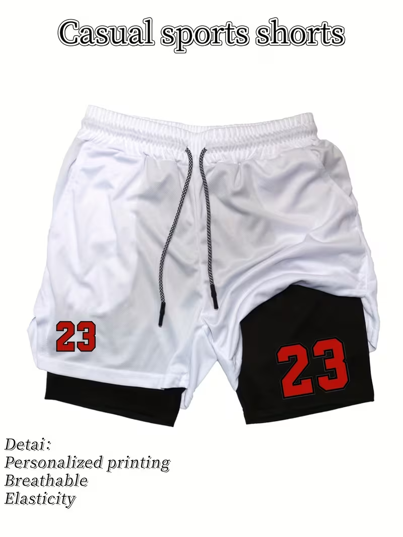 2026 New Men's Quick-Dry Doubl - đánh giá và giá Compression Shorts Athletes